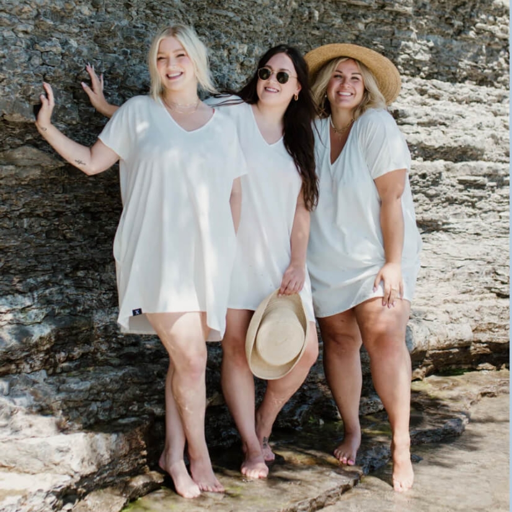 Pure Balanxed White tshirt dress with pockets Small